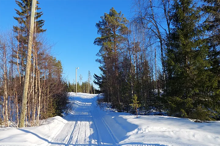 Nederhögen Vildmarkscenter - längdskidspår