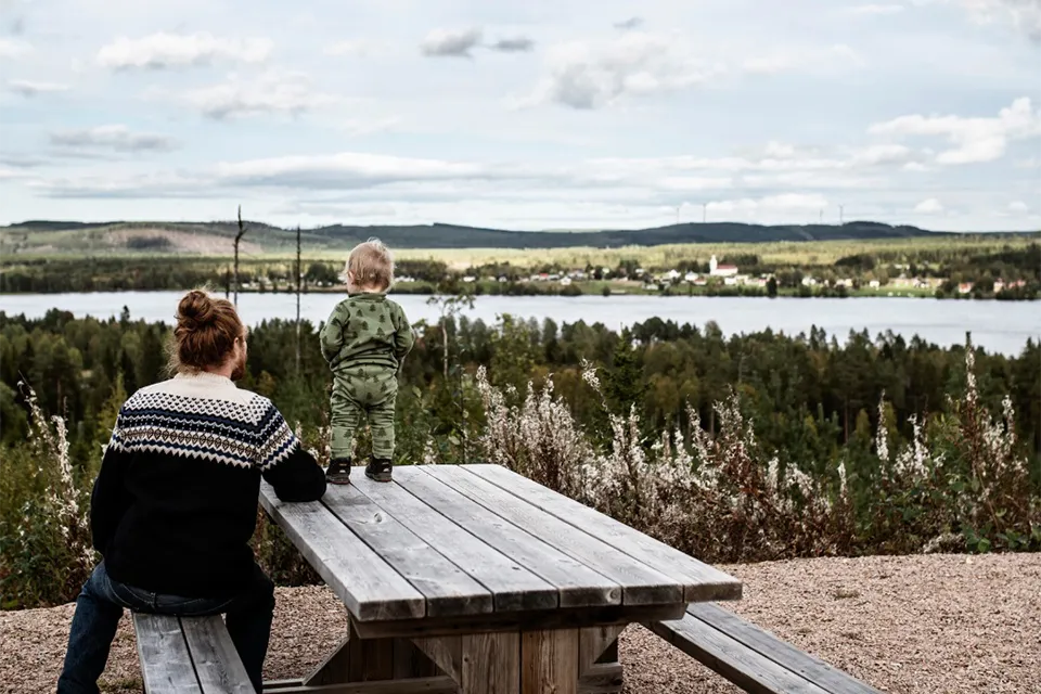 Nederhögen vildmarkscenter - Utsiktspunkt Rätan