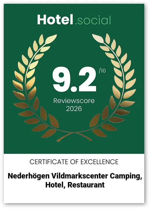 Hotel.social certificate of excellence